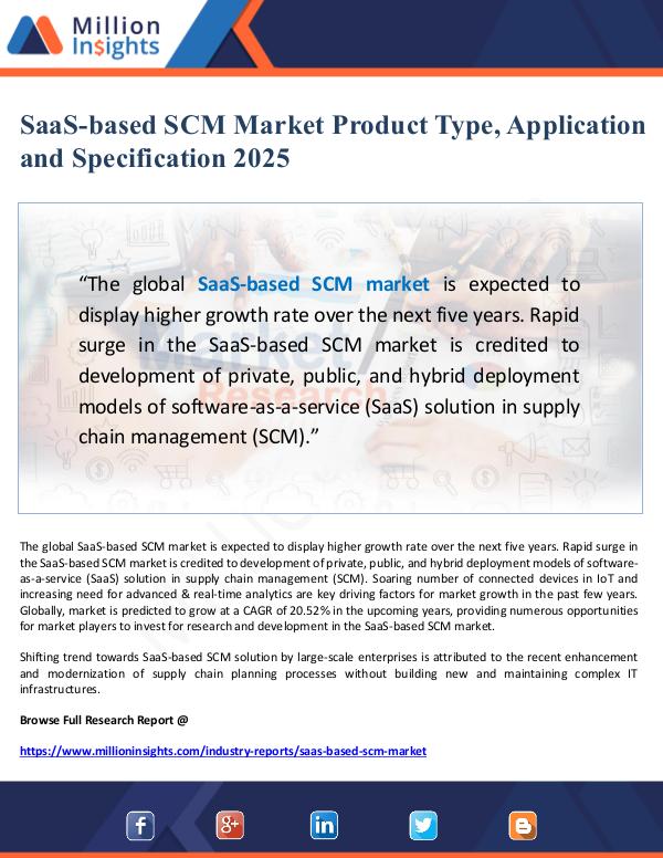 SaaS-based SCM Market Product Type, Application an