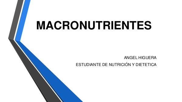 macro nutrientes macroN