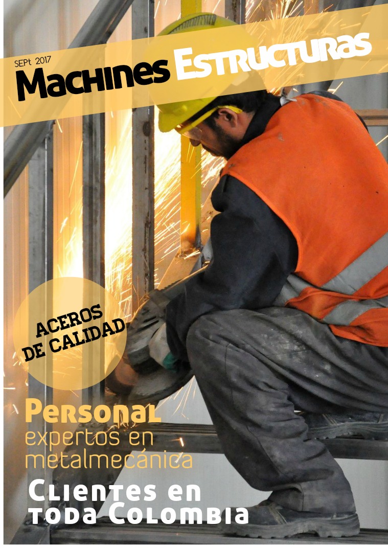 Catálogo  Machines Estructuras Productos fábrica de estructuras metálicas