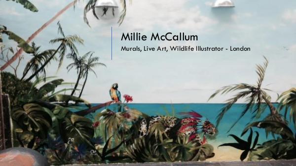 Millie McCallum – Murals, Live Art, Wildlife Illustrator, London Millie McCallum