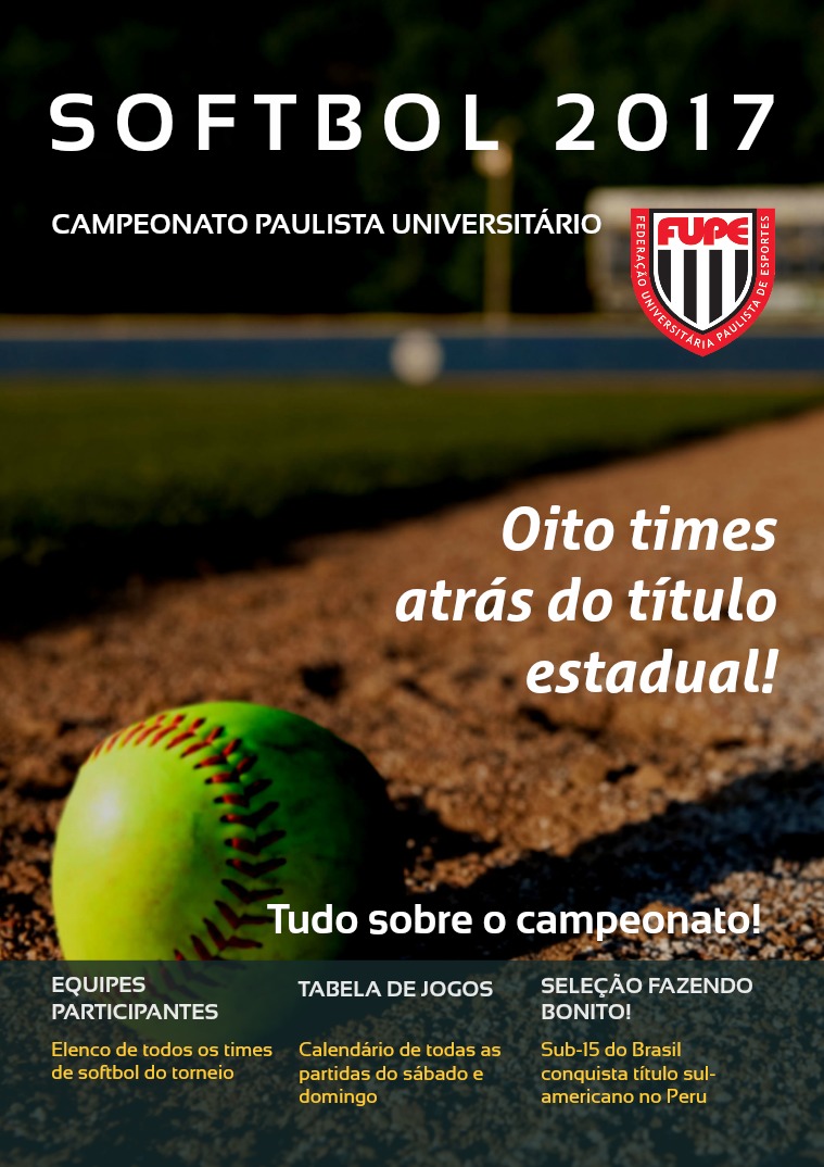 Campeonato paulista universitário de softbol 2017 2017