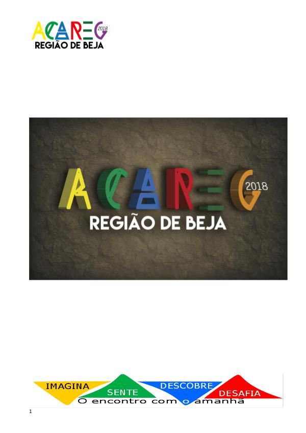 My first Magazine teste ACAREG 2018 - Projeto pedagógico