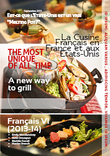 La Cuisine Français en France et aux Etats-Unis