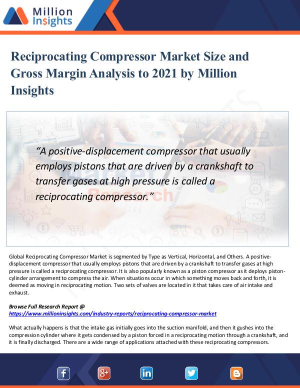 Reciprocating Compressor Market Size and Share's