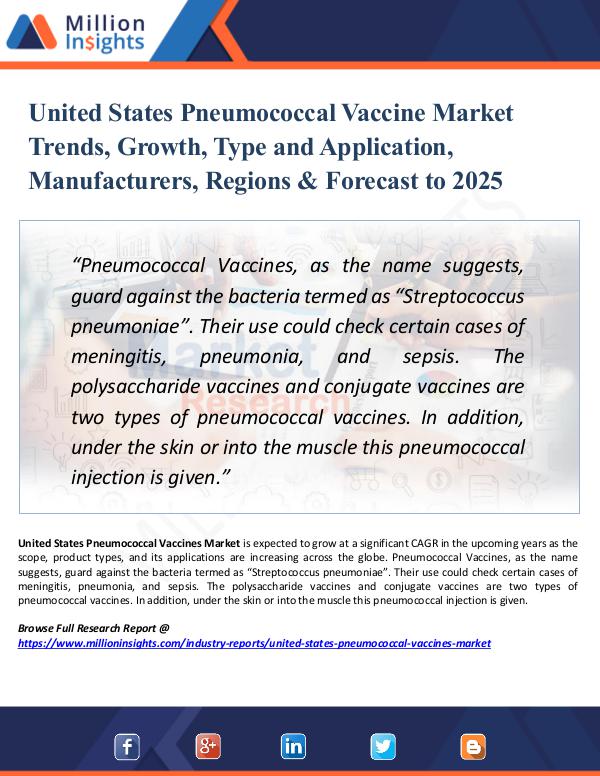 Market Research Analysis United States Pneumococcal Vaccine Market Trends