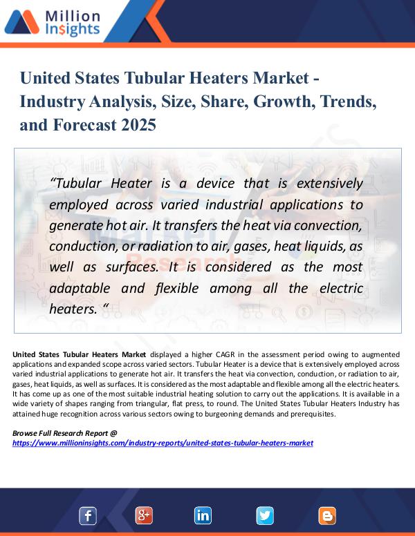 Market Research Analysis United States Tubular Heaters Market Share 2025
