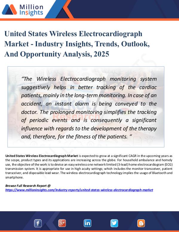 United States Wireless Electrocardiograph Market