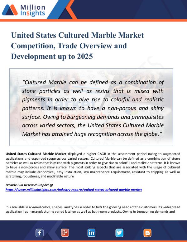 United States Cultured Marble Market Competition