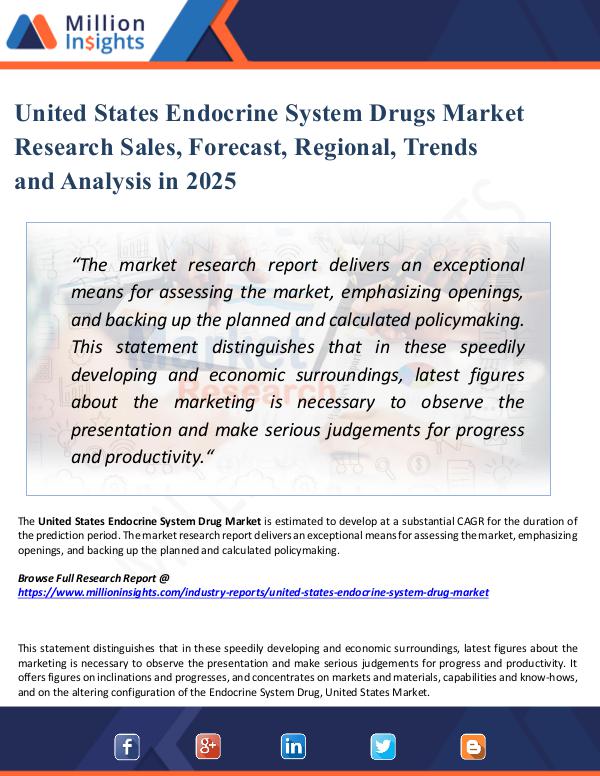 Market New Research United States Endocrine System Drugs Market 2025