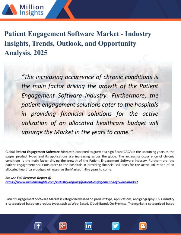 Patient Engagement Software Market - Report 2025