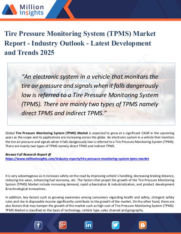 Market Share's Tire Pressure Monitoring System (TPMS) Market 2025