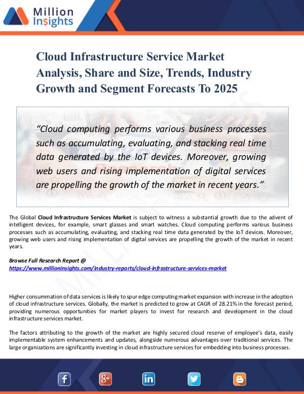 Cloud Infrastructure Service Market Analysis 2025