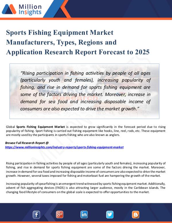 Market New Research Sports Fishing Equipment Market Manufacturers,