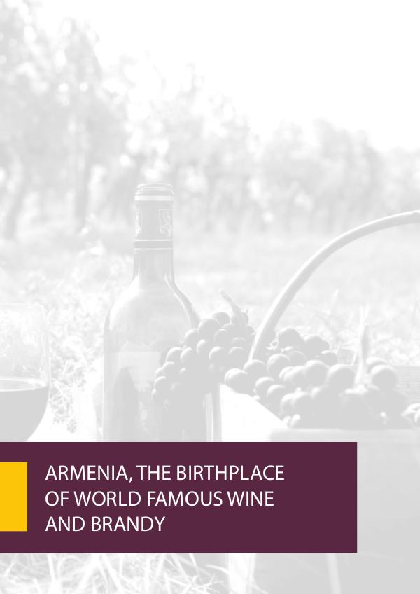 Wine and Brandy Industry of Armenia/ BA 2017