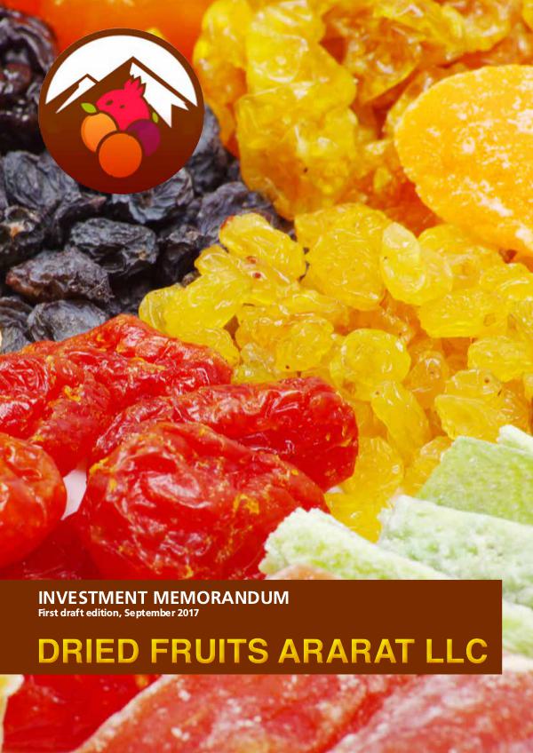Investment Projects, Business Armenia Dried fruits Ararat