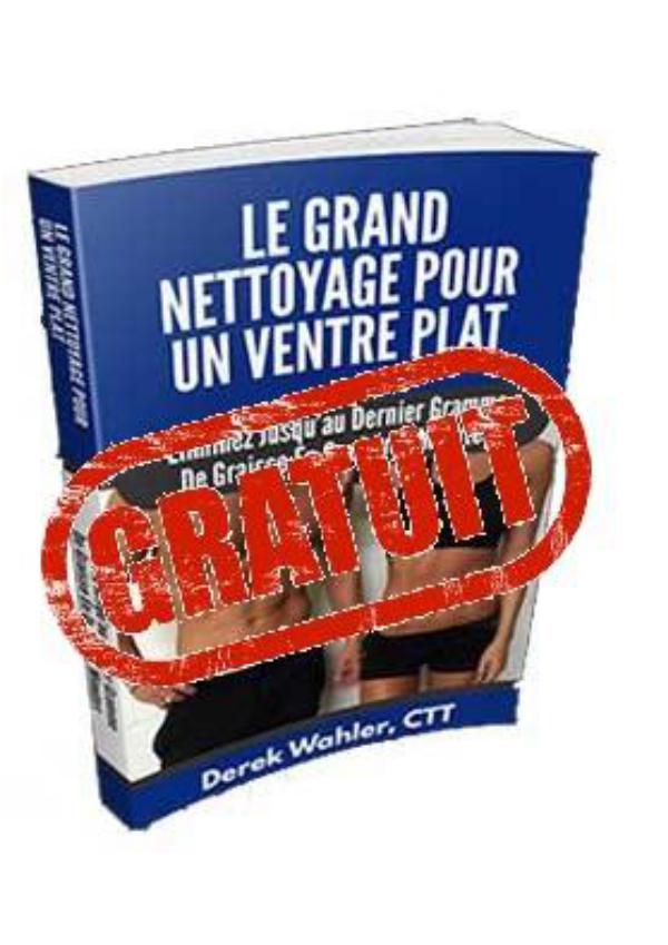 LE GRAND NETTOYAGE POUR UN VENTRE PLAT PDF GRATUIT 2018