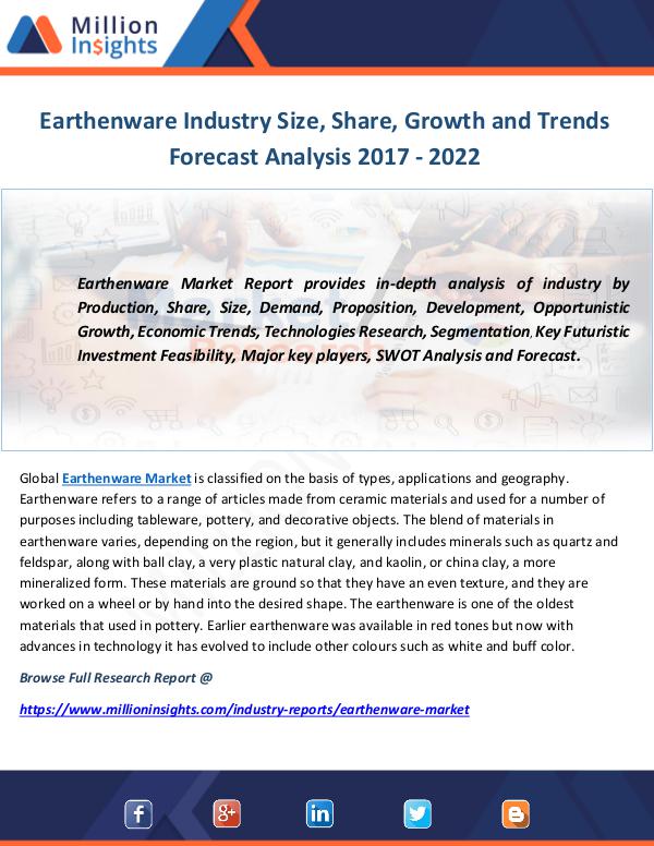 Industry and News Earthenware Industry