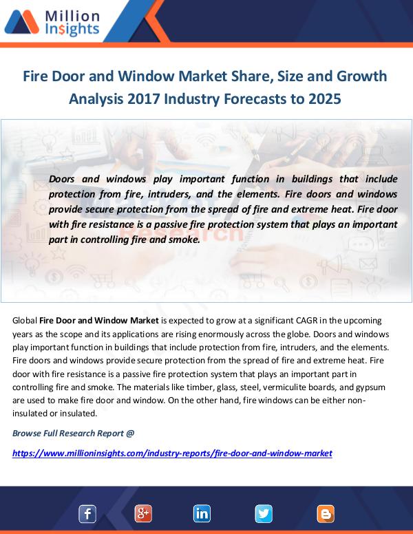 Industry and News Fire Door and Window Market