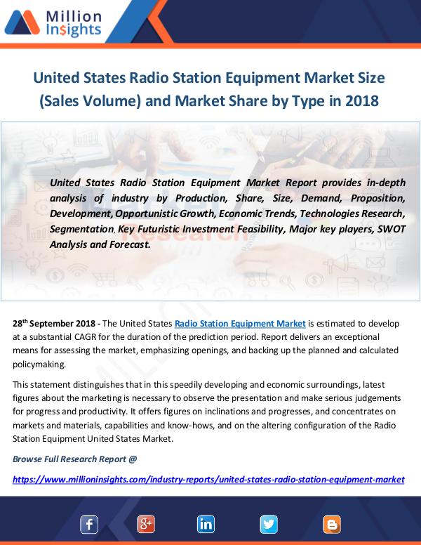 Industry and News United States Radio Station Equipment Market