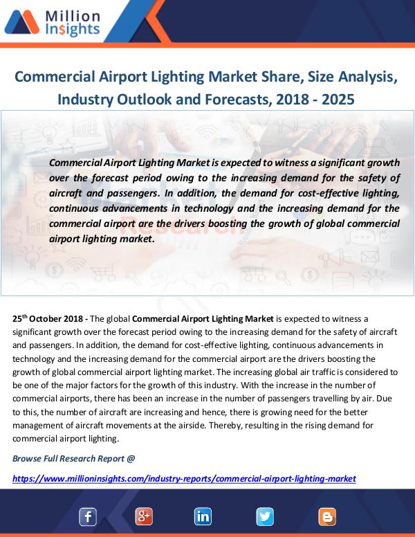 Industry and News Commercial Airport Lighting Market