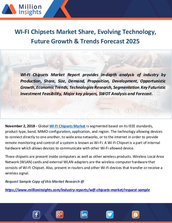 Industry and News WI-FI Chipsets Market