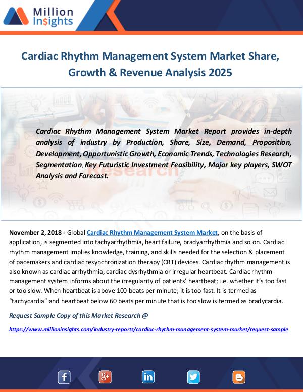 Industry and News Cardiac Rhythm Management System Market