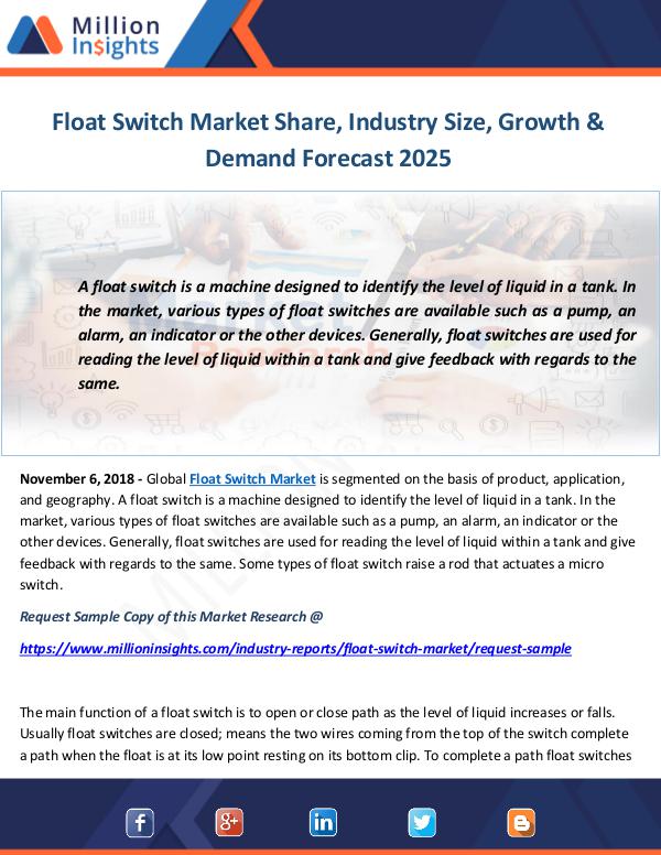Float Switch Market