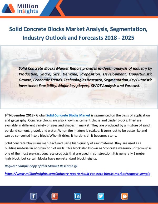 Industry and News Solid Concrete Blocks Market