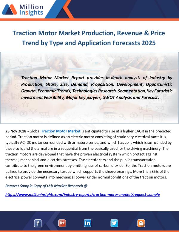 Industry and News Traction Motor Market
