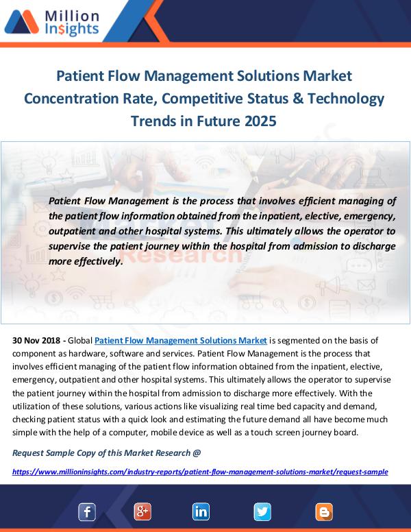 Industry and News Patient Flow Management Solutions Market