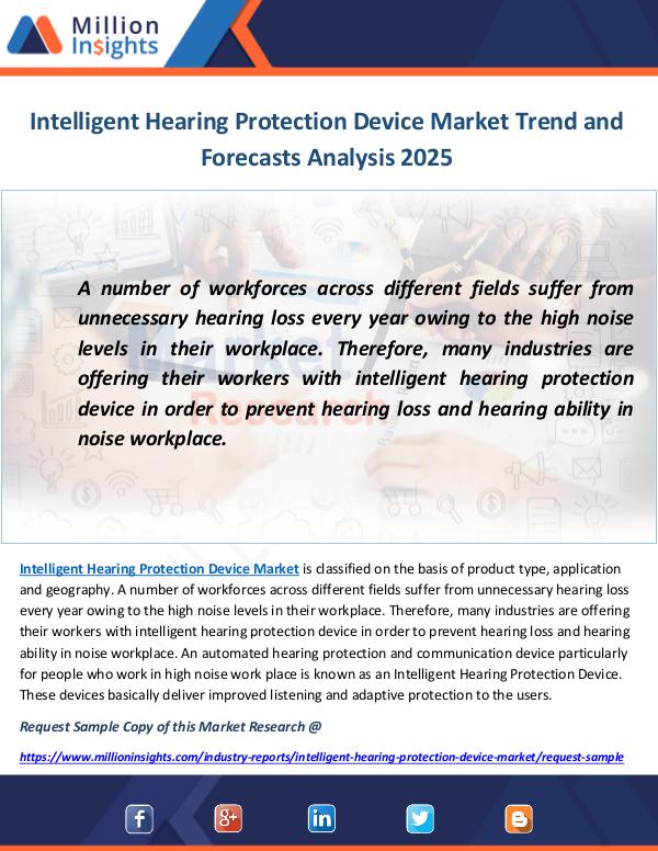 Intelligent Hearing Protection Device Market