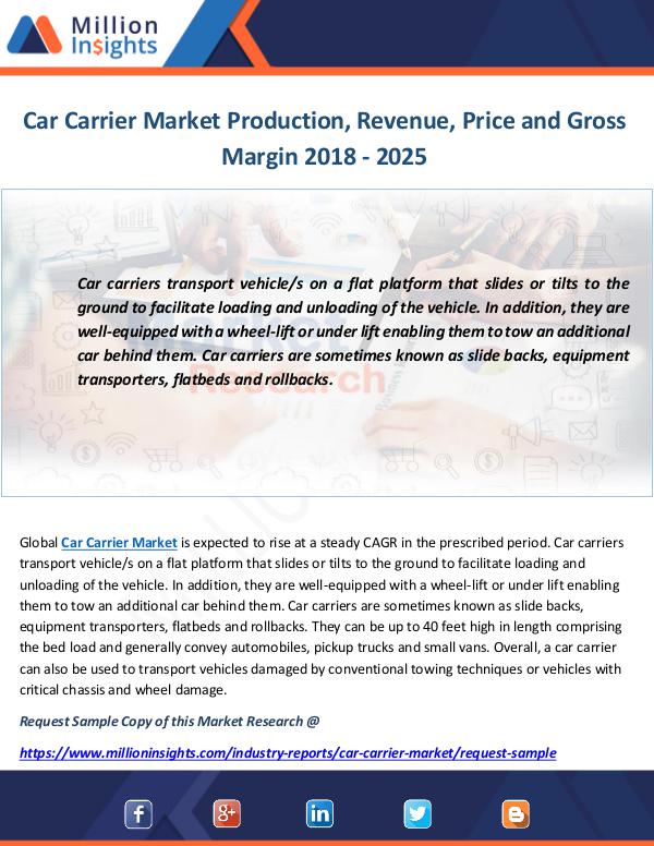 Industry and News Car Carrier Market