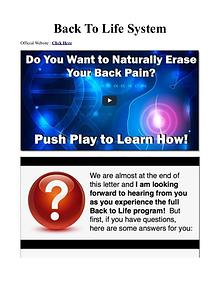 Erase My Back Pain Emily Lark / The Complete Healthy Back System
