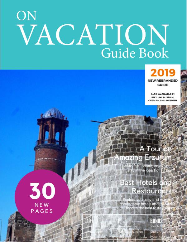 On Vacation Guide Book Erzurum
