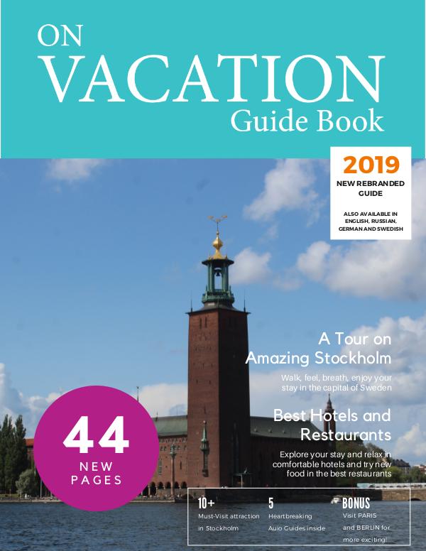 On Vacation Guide Book Stockholm