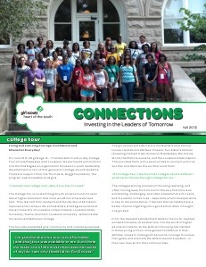 Connections Newsletter Connections Fall 2012