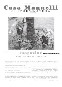 Casa Manuelli Magazine Primavera 2013