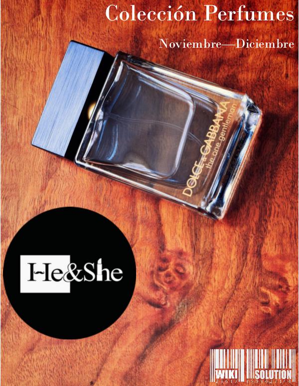 HE&SHE perfumes colección noviembre diciembre