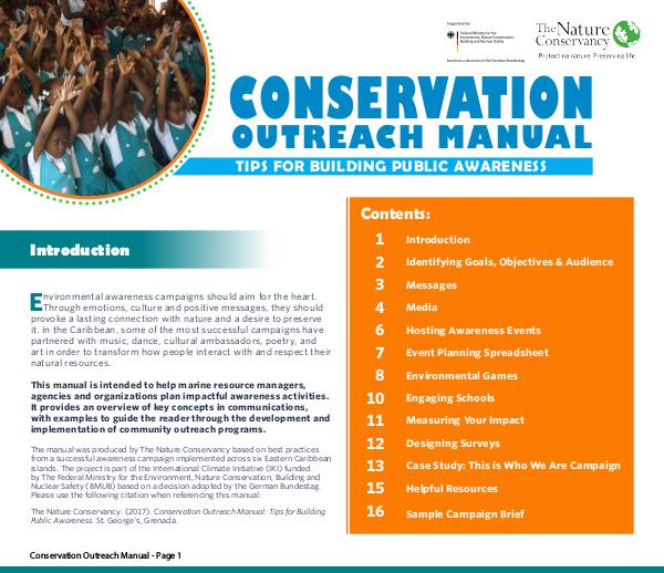 Conservation Outreach Manual Campaign Manual FINAL