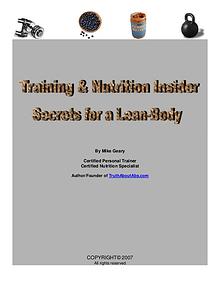 Insider secrets for a Lean Body