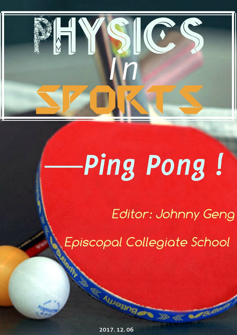 Physics In Ping Pong Ball Physics In Ping Pong Ball