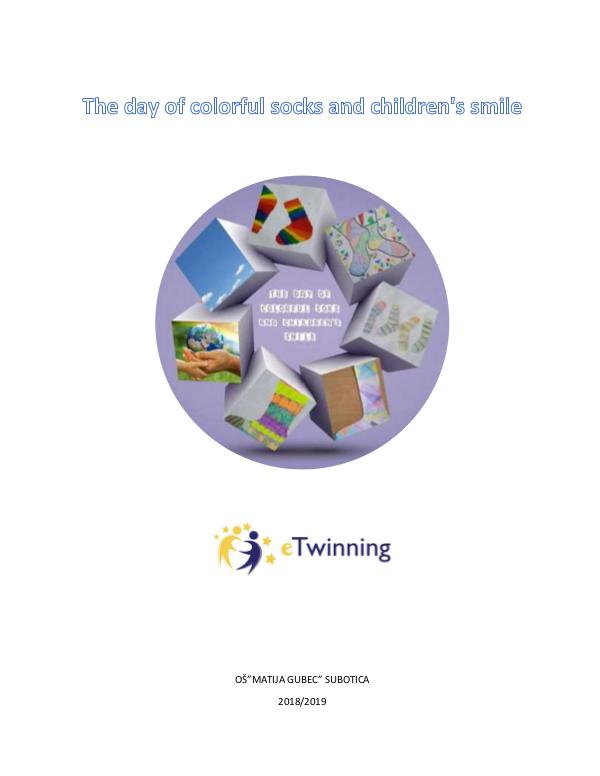 The day of colorful socks and children's smile The day of colorful socks and children
