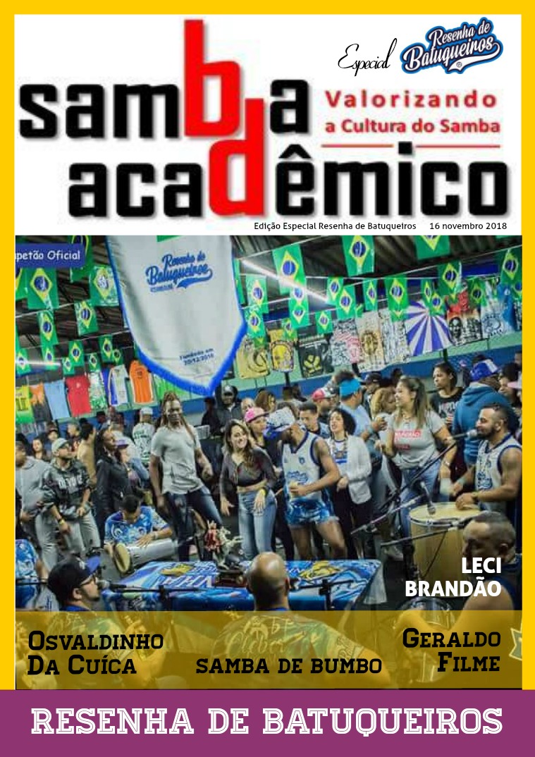 Revista Samba Acadêmico Especial Resenha de Batuqueiros 400 É Pouco