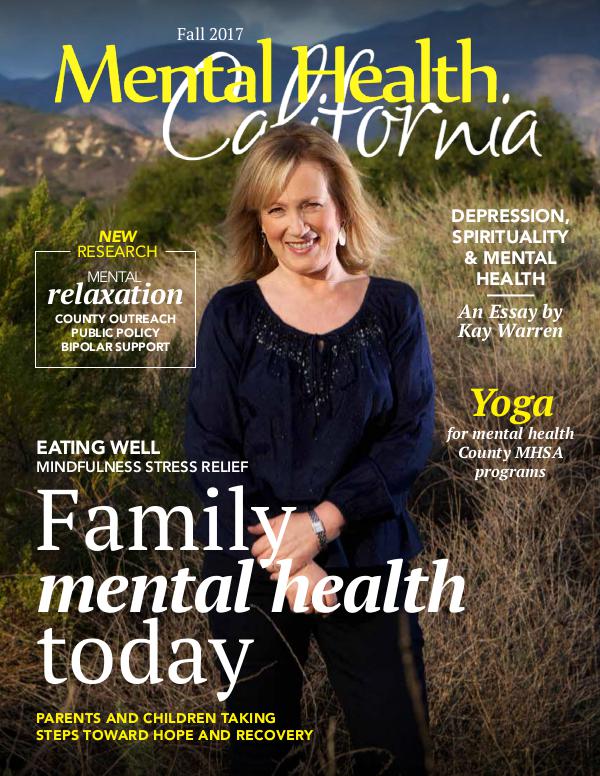 Fall 2017 Mental Health California Magazine Fall 2017