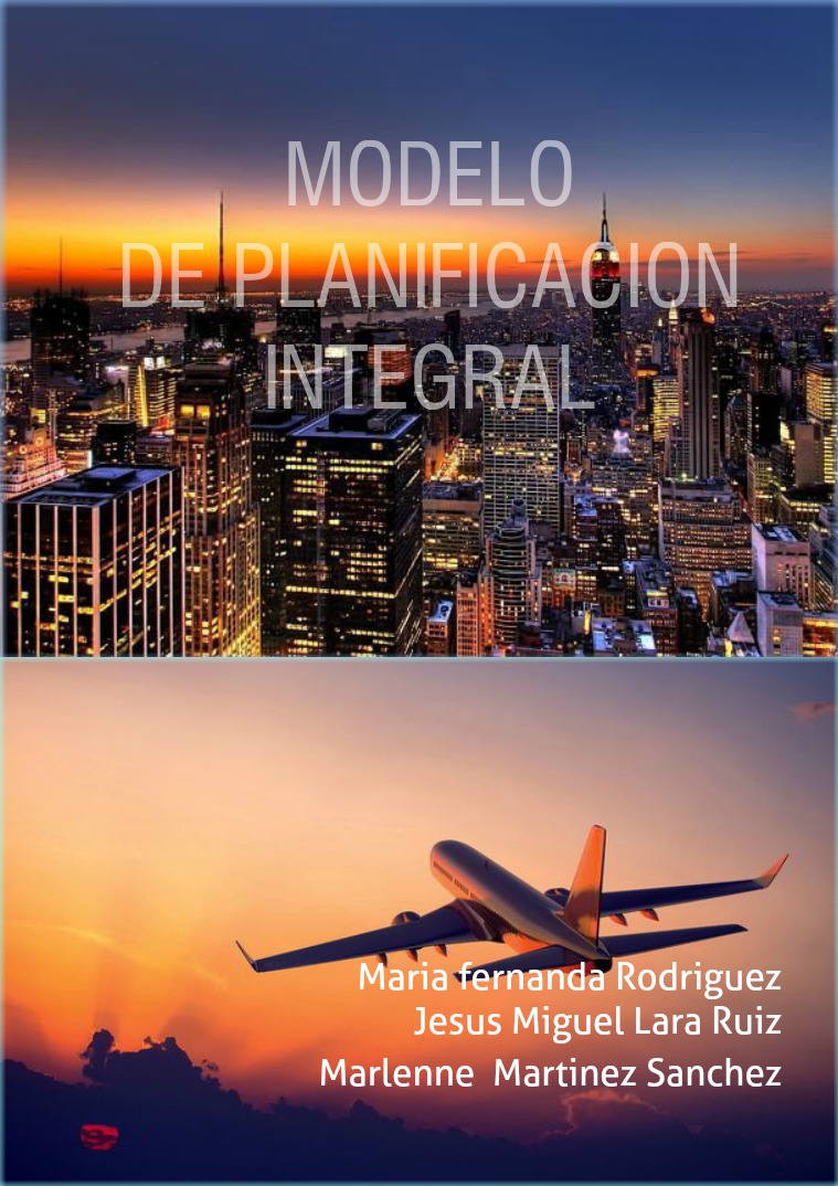Modelo de integración planificación PLANIFICACIÓN TURÍSTICA