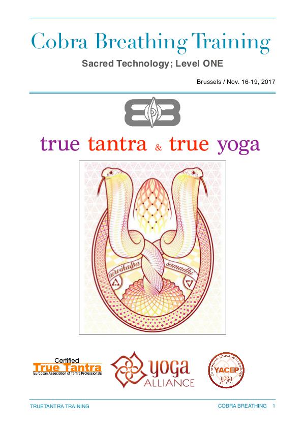 True Tantra CobraCourse01Brussels