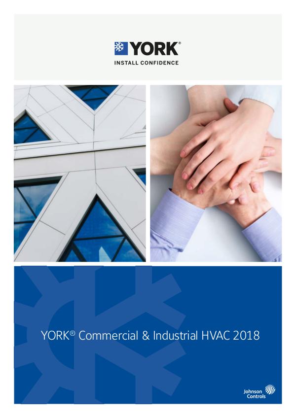 York HVAC Catalogue 2018 EN 2018