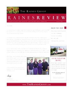 The Raines Group Newsletter - November 2013 (Nov. 2013)