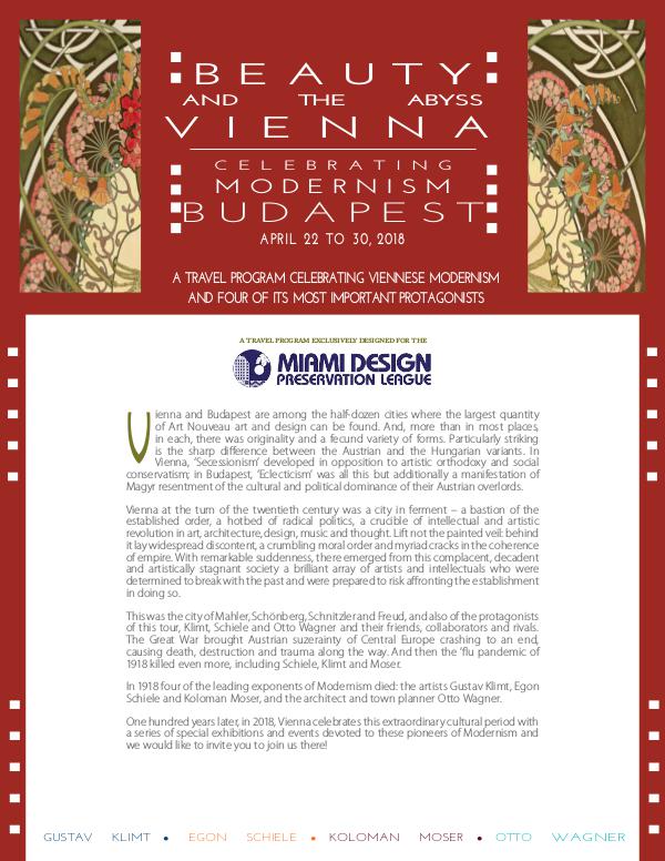 Vienna and Budapest 2018 Vienna and Budapest Miami