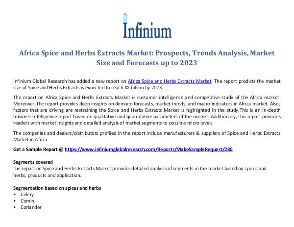 Africa Spice and Herbs Extracts Market